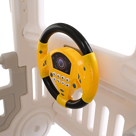 Горка Pituso Cute Truck с баскет.кольцом White/Белый UN-BS02-white