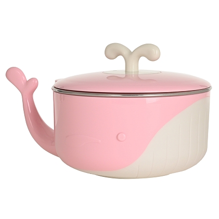 Термотарелка Pituso 300 мл Pink (Розовый) YHY016 Роз