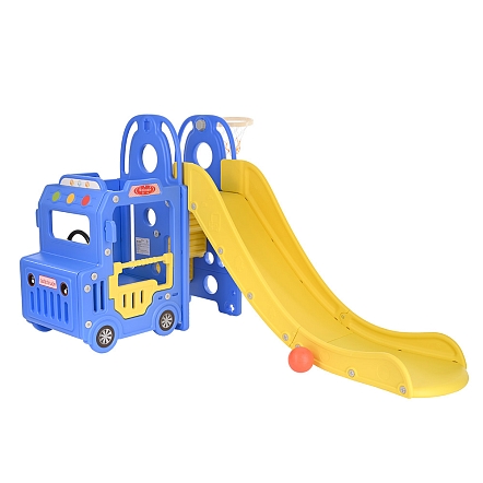 Горка Pituso Cute Truck с баскет.кольцом Blue/Голубой UN-BS02-blue