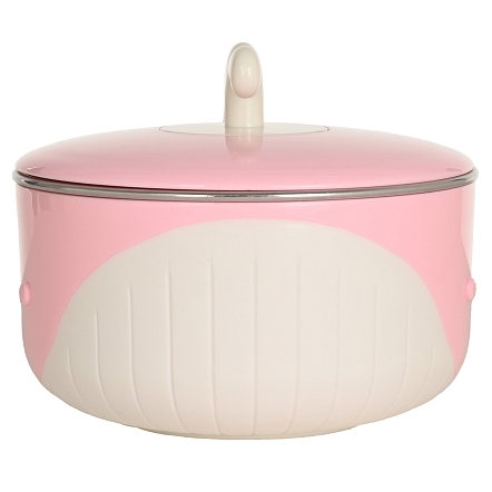 Термотарелка Pituso 300 мл Pink (Розовый) YHY016 Роз