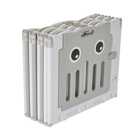 Детский манеж-ограждение Pituso Сова Серый/белый L-ZDWL04-grey