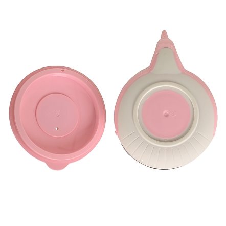 Термотарелка Pituso 300 мл Pink (Розовый) YHY016 Роз