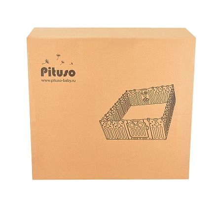 Детский манеж-ограждение Pituso Сова Зеленый/белый L-ZDWL04-green