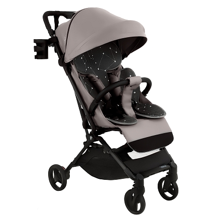Коляска детская Pituso Pera (прогулочная) Devine Cocoa /рама carbon/PU (блок колес) X-33/Devine Cocoa 