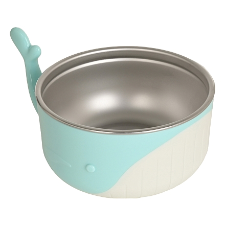 Термотарелка Pituso 300 мл Light blue (Голубой) YHY016 Гол