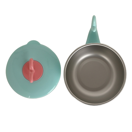 Термотарелка Pituso 300 мл Light blue (Голубой) YHY016 Гол