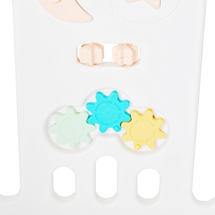 Детский манеж-ограждение Pituso Сова Серый/белый L-ZDWL04-grey