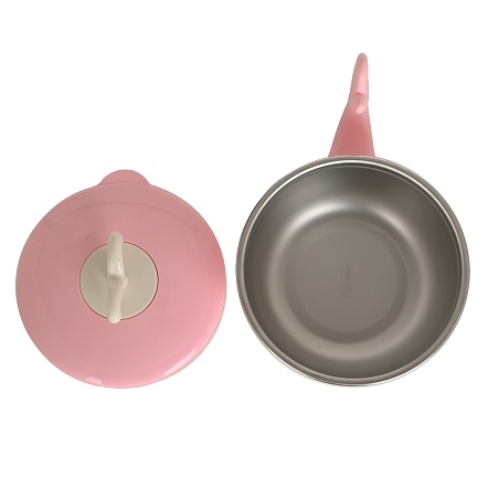 Термотарелка Pituso 300 мл Pink (Розовый) YHY016 Роз