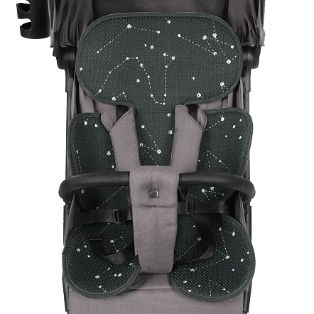 Коляска детская Pituso Pera (прогулочная) Devine Cocoa /рама carbon/PU (блок колес) X-33/Devine Cocoa 