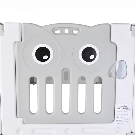 Детский манеж-ограждение Pituso Сова Серый/белый L-ZDWL04-grey