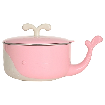 Термотарелка Pituso 300 мл Pink (Розовый) YHY016 Роз