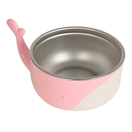 Термотарелка Pituso 300 мл Pink (Розовый) YHY016 Роз