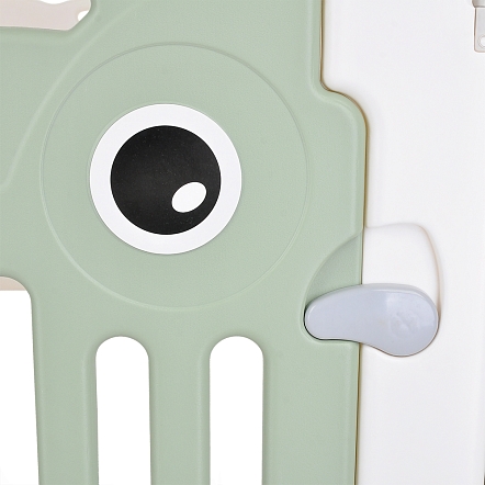 Детский манеж-ограждение Pituso Сова Зеленый/белый L-ZDWL04-green