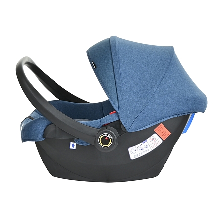 Автокресло группы 0+ (0-13кг) Pituso Santiso Jeans/ light grey /Джинсовый/светло-серый R201